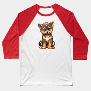 Cute Wolf Cub Baseball T-Shirt